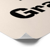 Yee Haw ich bin ein Grampa-T - Shirt und Geschenke Poster (Ecke)