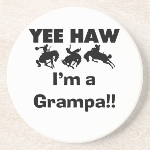 Yee Haw ich bin ein Grampa-T - Shirt und Geschenke Untersetzer