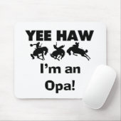 Yee Haw ich bin ein Opa-T - Shirt und Geschenke Mousepad (Mit Mouse)