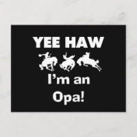Yee Haw ich bin ein Opa-T - Shirt und Geschenke