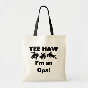 Yee Haw ich bin ein Opa-T - Shirt und Geschenke Tragetasche