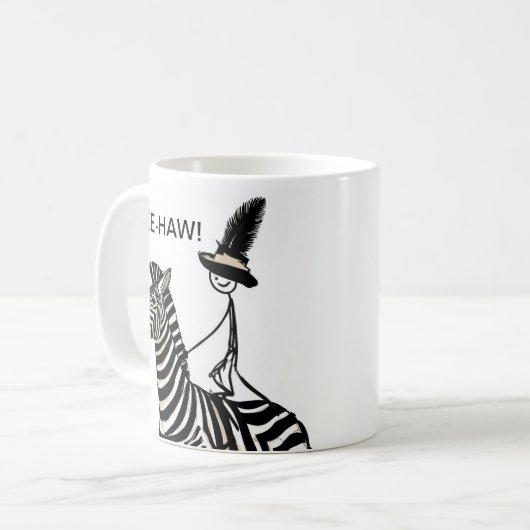 YEE-HAW! KAFFEETASSE (Vorderseite Links)