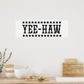 YEE-HAW POSTER (Küche)