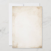 Yee-Haw Sie wird Bridal aufreißen Einladung (Rückseite)