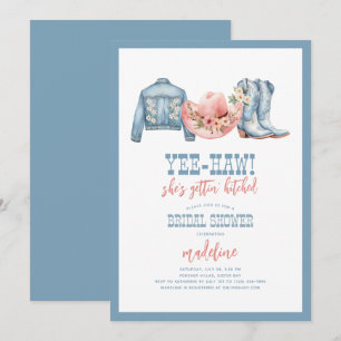 Yee-Haw Sie wird Bridal aufreißen Einladung