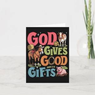 Yee Haw Vbs 2025 Animal Farm Vacation Bible School Karte