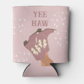 Yee Haw Western Rodeo Cowboy Boots Blush Pink Dosenkühler (Vorderseite)