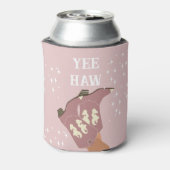 Yee Haw Western Rodeo Cowboy Boots Blush Pink Dosenkühler (Kanne Rückseite)