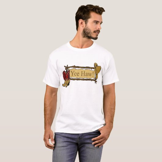 Yee Haw! Western-T - Shirt (Vorne ganz)