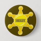 Yeehaw Cowboy Western Birthday Party Button (Vorderseite)