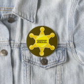 Yeehaw Cowboy Western Birthday Party Button (Beispiel)