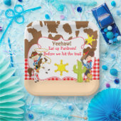 Yeehaw Cowboy Western Birthday Party Pappteller (Party)