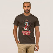 Yeehaw & Gobble Turkey Shirt – Western Thanksgivin (Vorne ganz)