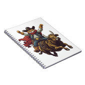 Yeehaw Kitty - Wild West Cat Cowboy Rodeo Notizblock (Rechte Seite)