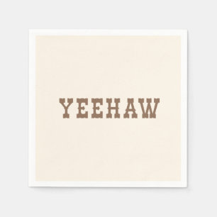 Yeehaw meine erste Rodeo Geburtstagsparty Plate ne Serviette