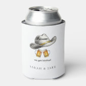 Yeehaw!! We got Hitched Redneck Wedding Dosenkühler (Kanne Vorderseite)