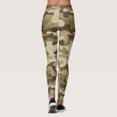 Yeet Army Green Camouflage Leggings (Rückseite)