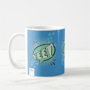 YEET Comic Sprechblase Funny Meme Light Green Kaffeetasse