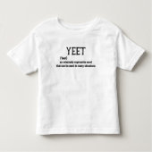 Yeet Definition T Shirt Funny Danke Meme (Vorderseite)