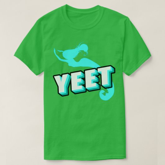 Yeet Funny Mermaid Geschenke für Mädchen Mermaid L T-Shirt (Design vorne)