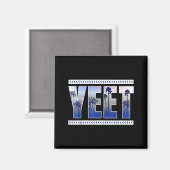 Yeet Funny Slang Quote Humor Meme  Magnet (Vorderseite/Rückseite)