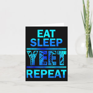 Yeet Funny Sprichwort Meme for Men Women Kinder es Karte