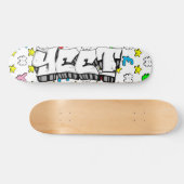 Yeet Graffiti Custom Personalisiert Skateboard (Horizontal)