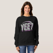 Yeet Meme Asexual Pride Flag Rainbow Millennial Ge Sweatshirt (Vorne ganz)