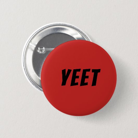 Yeet Meme Knopf Button (Vorne & Hinten)
