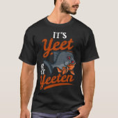 Yeet oder Get Yeeten Piranha Fish Pub T-Shirt (Vorderseite)