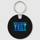 Yeet Tribal Art Funny Quote For Men Boys Kids Wome Schlüsselanhänger (Vorderseite)