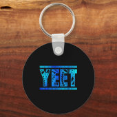 Yeet Tribal Art Funny Quote For Men Boys Kids Wome Schlüsselanhänger (Vorderseite)