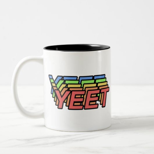 YEET ZWEIFARBIGE TASSE (Links)
