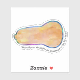 Yehi Ratsones Squash Blessing Aufkleber