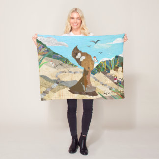 Yehliu Queen's Head Artistic Rug Fleecedecke