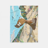Yehliu Queen's Head Artistic Rug Fleecedecke (Vorderseite)