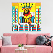 Yehudah Judah Leinwanddruck (Insitu (Wohnzimmer))