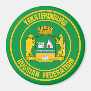 Yekaterinburg-RundEmblem Magnet