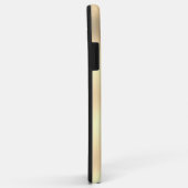 Yel Gold, Black Strip, DIY Name, White Script Cas Case-Mate iPhone Hülle (Hinten/Rechts)