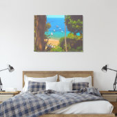 Yelapa 1017 Art Leinwanddruck (Insitu (Schlafzimmer))