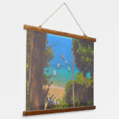 Yelapa 1017 wandteppich mit holzrahmen (Gewinkelt)