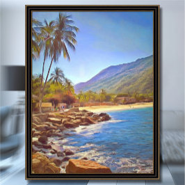 Yelapa Beach 761 Art Print Poster