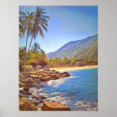 Yelapa Beach 761 Art Print Poster (Vorne)