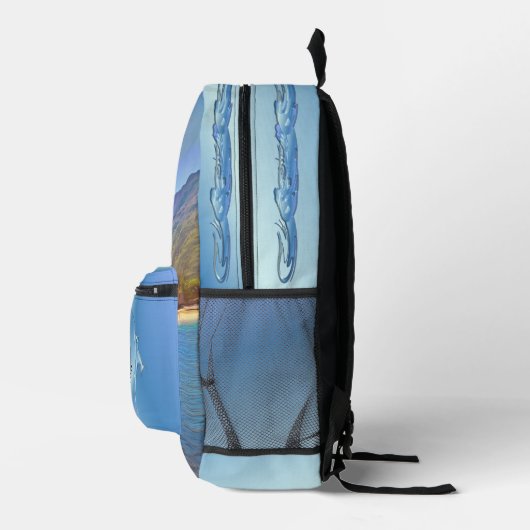 Yelapa Beach 761 Bedruckter Rucksack (Rechts)