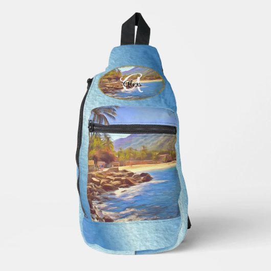 Yelapa Beach 761 Crossbody Bag (Vorderseite)