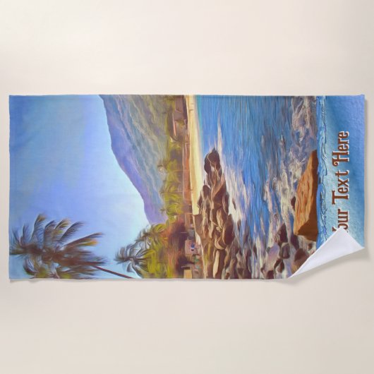 Yelapa Beach 761 Strandtuch (Vorderseite)