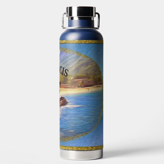 Yelapa Beach 761 Trinkflasche (Rückseite)