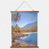 Yelapa Beach 761 Wandteppich Mit Holzrahmen (Vorderseite)