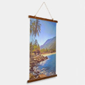 Yelapa Beach 761 Wandteppich Mit Holzrahmen (Gewinkelt)