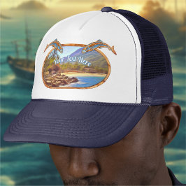 Yelapa Beach Fishing 761 Truckerkappe